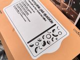 a cardboard box that has a picture of a wine glass on it
