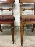 Paire de chaises en bois sculpté, dossier bandeau - Angleter… (photo 4)