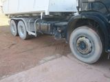 a large truck that is parked on the side of the road