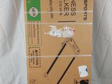 a cardboard box that has a picture of a tennis racket in it