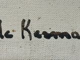 an image of a close up of a piece of art with writing on it