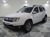 a picture of a white dacia parked on a checkered floor