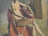 une image d'un tableau représentant une femme assise sur une chaise
