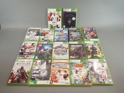 a lot of video games on the table together