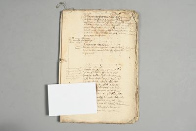 PAS DE CALAIS. Manuscrit de 80 pp. in-folio (double paginati…