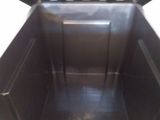 a black box that is open on the ground