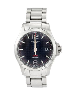 Montre Longines automatique avec bracelet en acier inoxydable et cadran bleu