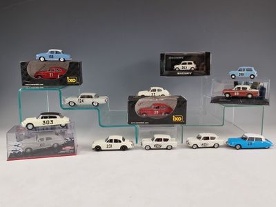 a lot of toy cars that are on display
