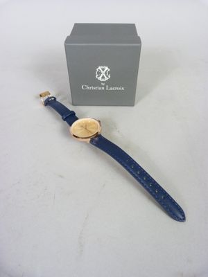* Christian LACROIX - Montre de dame , cadran champagne brac…