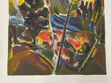 an image of a painting of a vase with flowers in it