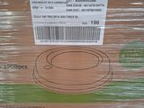 a cardboard box with a picture of a plate on it