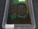 a close up of a card with a picture of a man on it