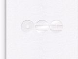 a close up of a piece of white paper with a logo on it