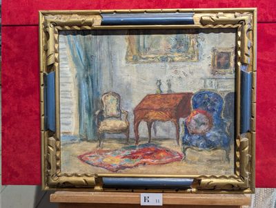 une photo d'une peinture exposée dans un musée