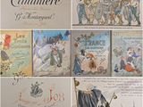 une image représentant un collage de vieux livres sur lesquels figurent des portraits de personnes