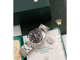 rolex submarine date watch with black dial and bracelet