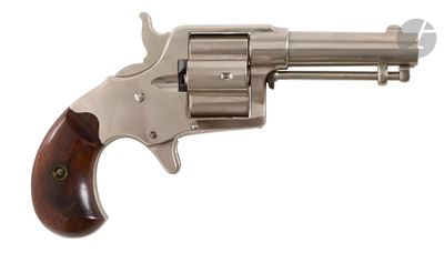a close up of a revolver on a white background