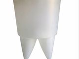 an image of a white toothbrush holder on a white background