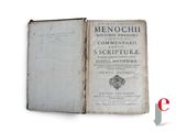 an old book opened to show the title of menochi
