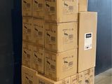 many boxes stacked on top of each other on a carton