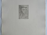 a drawing of a bird on a piece of paper with a pencil