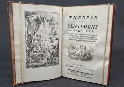an open book with a picture of a man and a woman on it