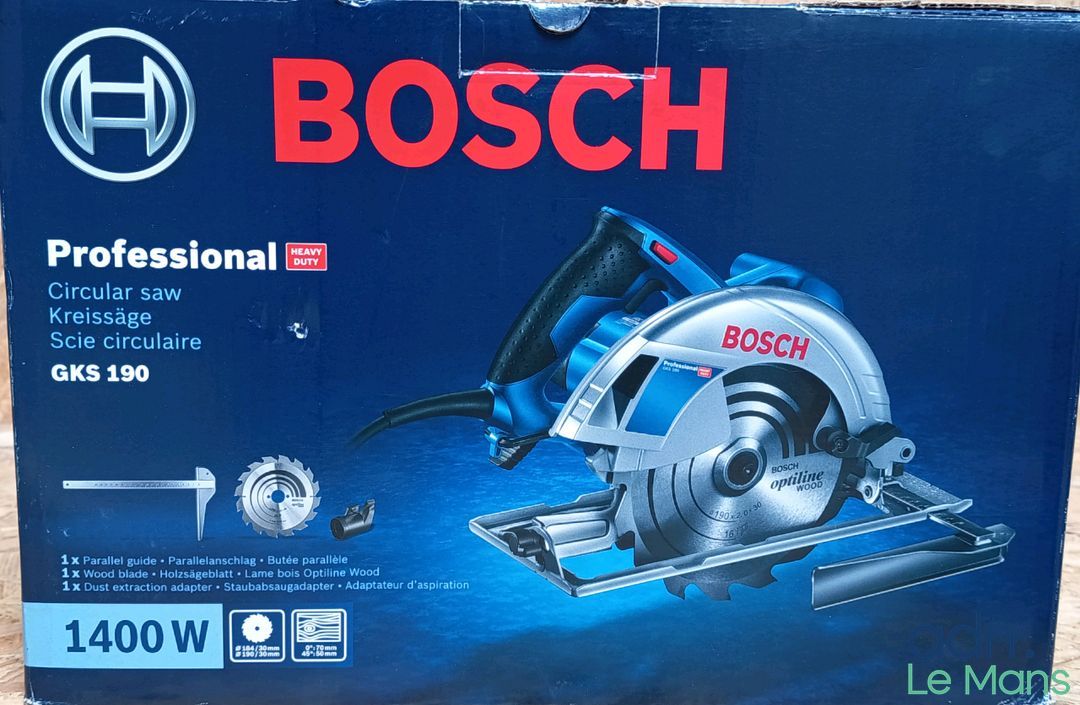 Scie circulaire BOSCH PROFESSIONAL GKS 190 - Neuve descellée…