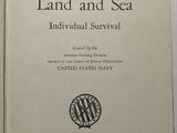 an open book on land and sea with the title how to survive on land and sea individual survival