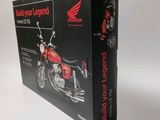 a box with a picture of a red motorcycle on it