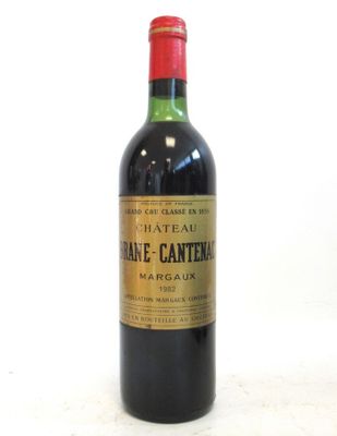 Blle CH. BRANE CANTENAC Margaux GCC 1982 - Photo 1