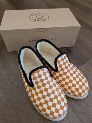 Paire de charentaises de marque CHAUSSE MOUTON