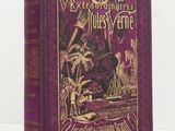 un livre violet sur lequel figure l'image d'un dragon