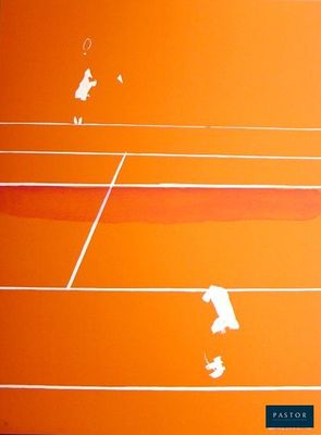 deux personnes qui jouent au tennis sur le court