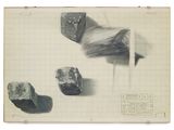 an image of a drawing of rocks and a pencil on a piece of paper