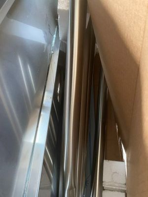 A L'ETUDE - LITIGE TRANSPORT - Table inox à double plateaux en kit - Photo 1