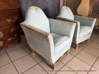 Paul FOLLOT (1877 - 1941) Paire de fauteuils vers 1925 Paire… (photo 4)