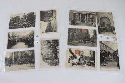 Les Troubles de Limoges 17 cartes ( 2 feuilles)