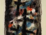 an image of a painting of a group of birds on a wall