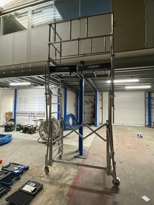 a picture of a large building with a lot of work on it