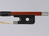 an image of a violin bow with a wooden handle on a white background