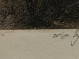 a black and white drawing of a cat sitting on top of a table
