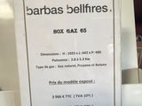 a sign on the table that says barbass belifres