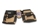an image of a tool belt with two pockets and a pair of scissors