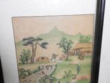 a picture of a painting on the wall of a house
