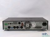 a close up of a power supply unit on a white background