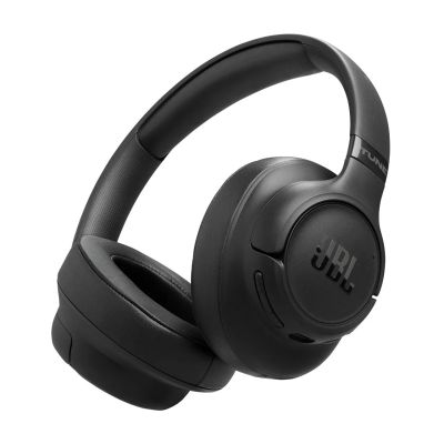a pair of jbl headphones sitting on top of each other