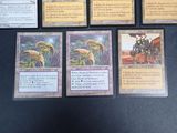 a lot of cards that are on the table