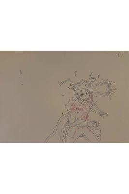 drawing of a woman in a dress with a cat on her back