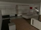an image of a living room with white furniture and a flat screen tv