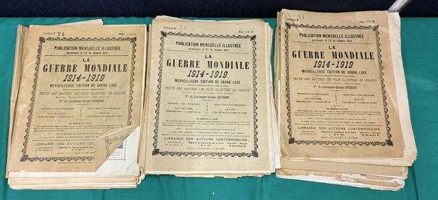 Lot de revues sur la guerre 1914-1919. 